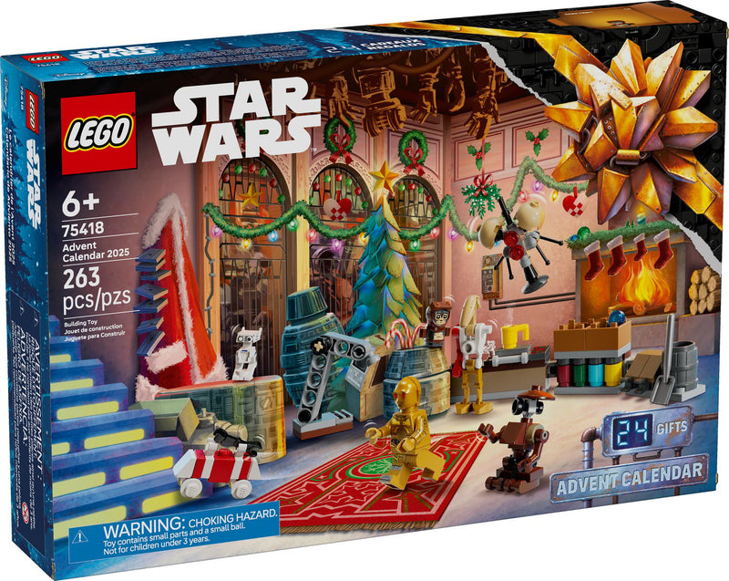 LEGO Star Wars Advent Calendar 2025 263 Pieces, imported from the UK