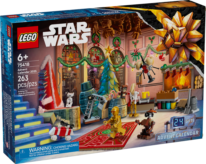 LEGO Star Wars Advent Calendar 2025 263 Pieces, imported from the UK