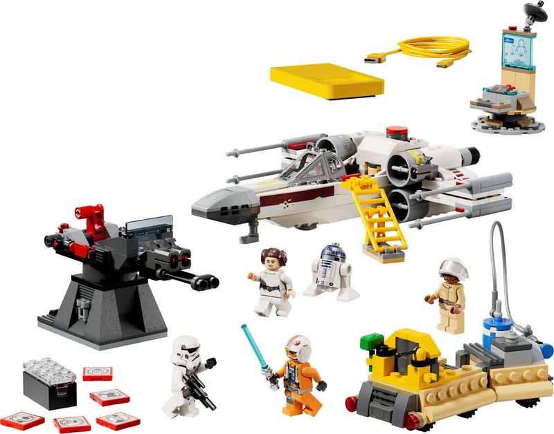 LEGO Star Wars Luke's Red Five X-Wing building set, UK version