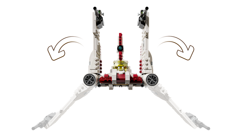 LEGO V-19 Torrent Starfighter 567 Pieces (British brand)