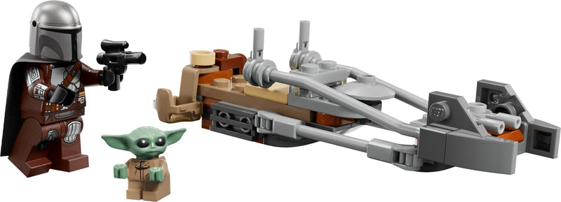 LEGO Star Wars Mandalorian Speeder Bike building set 58 pieces (British brand)