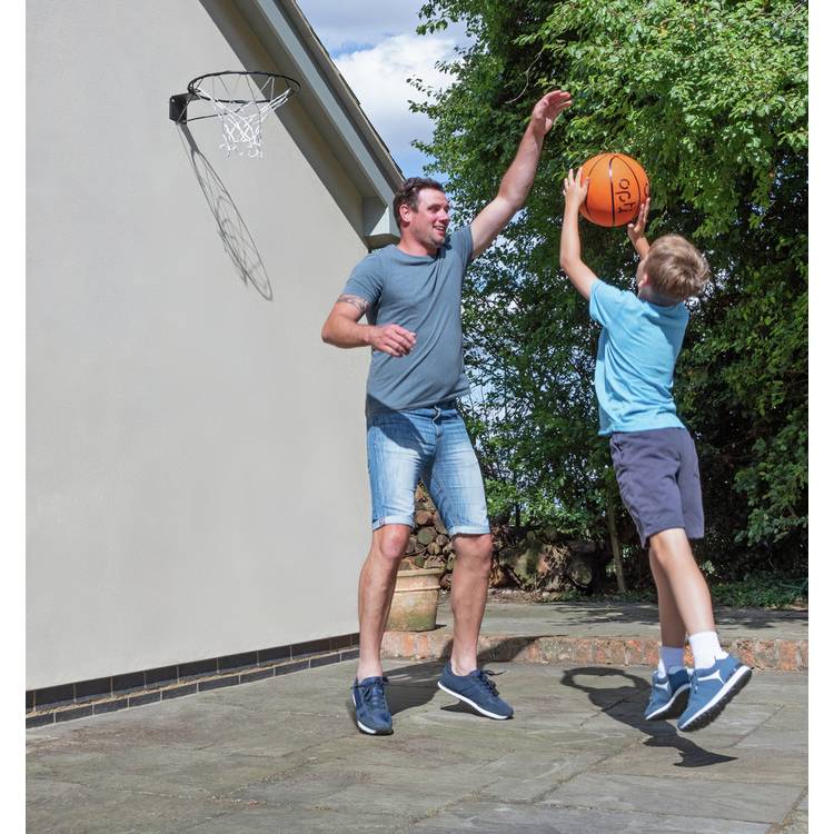 Opti basketball hoop set with net and ball, imported from the UK