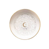Something Different astrology trinket dish with gold detail 10.6cm, imported from the UK