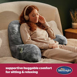 Silentnight cosy cuddle cushion grey, imported from the UK