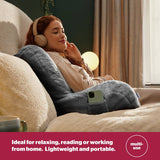 Silentnight cosy cuddle cushion grey, imported from the UK