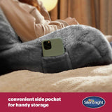Silentnight cosy cuddle cushion grey, imported from the UK