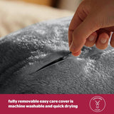 Silentnight cosy cuddle cushion grey, imported from the UK