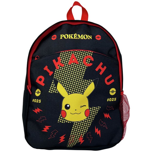 Pokemon Pikachu backpack 10.4L black (British brand)