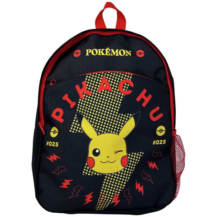 Pokemon Pikachu backpack 10.4L black (British brand)