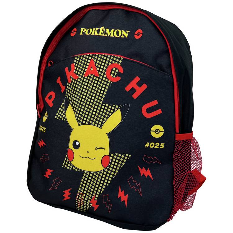 Pokemon Pikachu backpack 10.4L black (British brand)