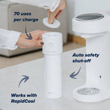 Nuby Rapid Steriliser White baby bottle steriliser, imported from the UK