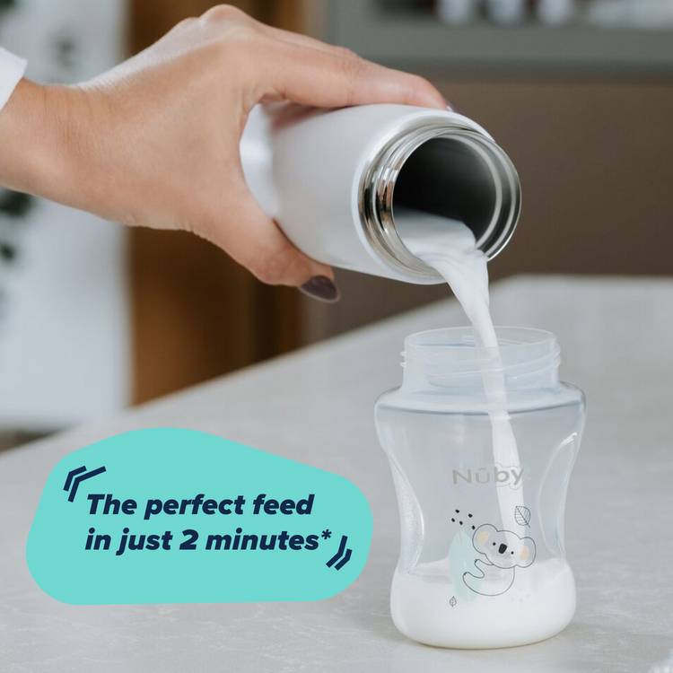 Nuby Rapid Steriliser White baby bottle steriliser, imported from the UK