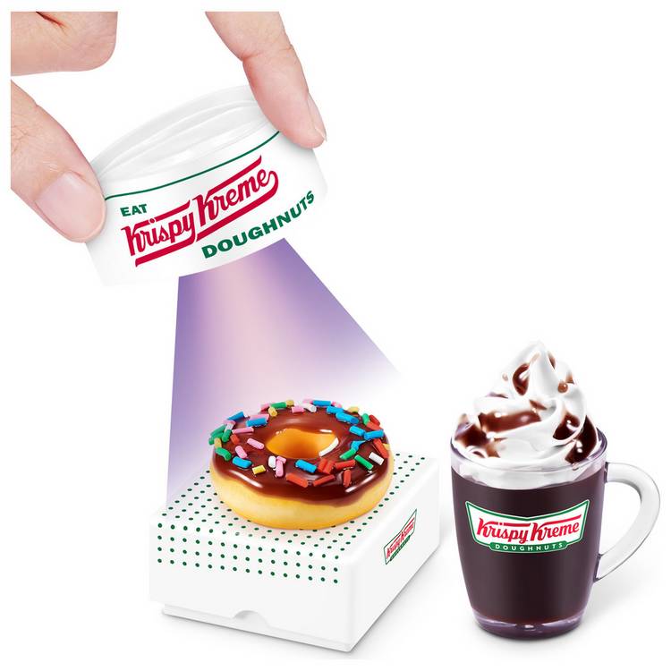 Mini Brands Krispy Kreme collectible toy set 9.5cm - British product
