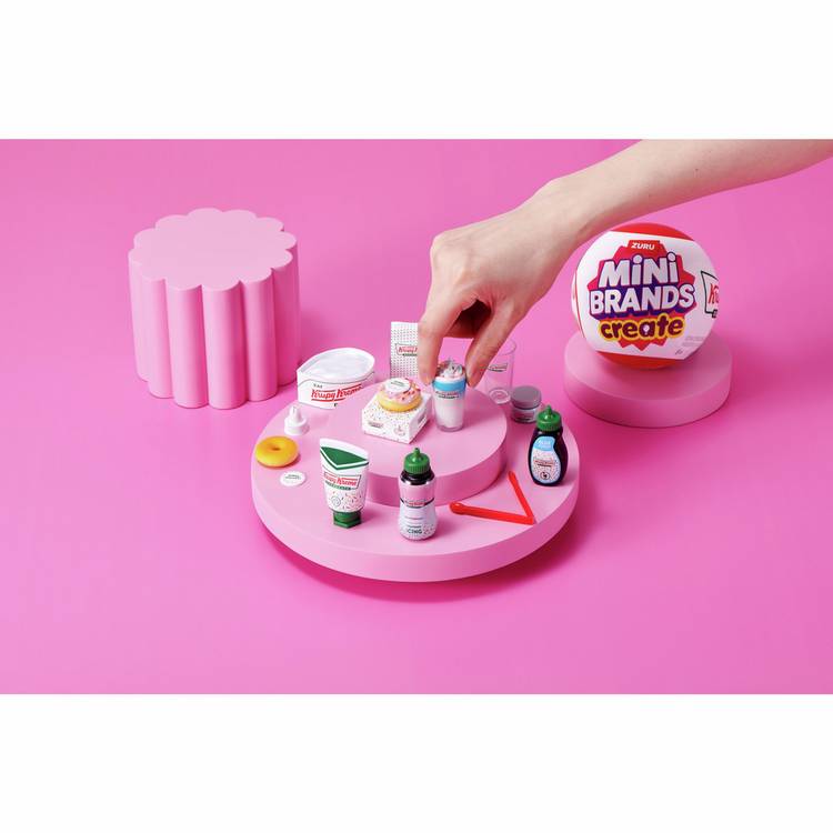 Mini Brands Krispy Kreme collectible toy set 9.5cm - British product