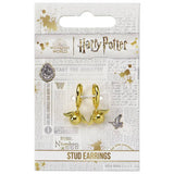 Harry Potter golden snitch huggie earrings, imported from the UK