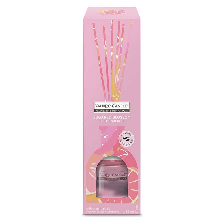 Yankee reed diffuser Sugared Blossom 90ml, imported from the UK