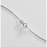 Revere sterling silver heart pendant with cubic zirconia, imported from the UK