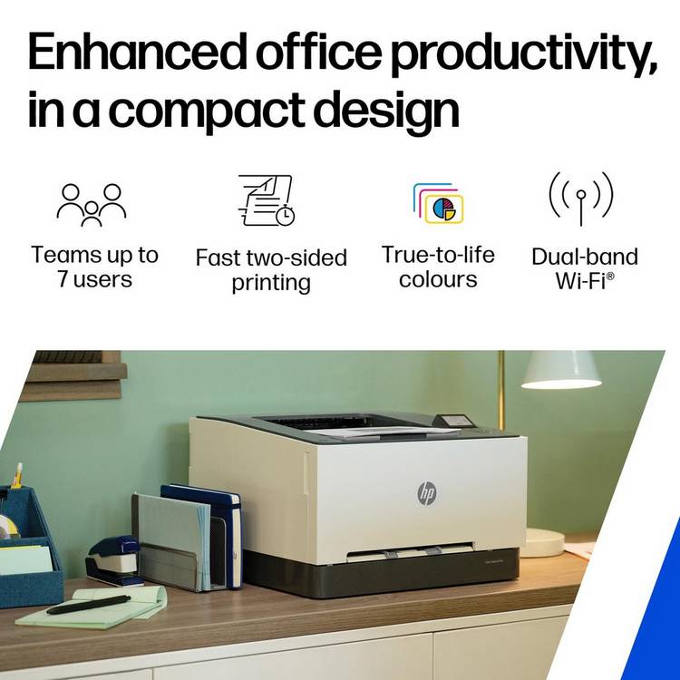 HP LaserJet Pro 3202dw wireless colour laser printer - British product