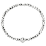 Radley silver plated bead hinged bangle, imported from the UK