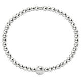 Radley silver plated bead hinged bangle, imported from the UK