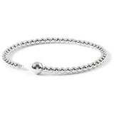 Radley silver plated bead hinged bangle, imported from the UK
