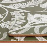 Habitat floral placemats and coasters set of 4 - wildflower pattern (British brand)