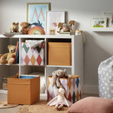 Argos Habitat Harley Set of 4 Kids Storage Boxes - Orange, 28cm- Buy online at McGrocer