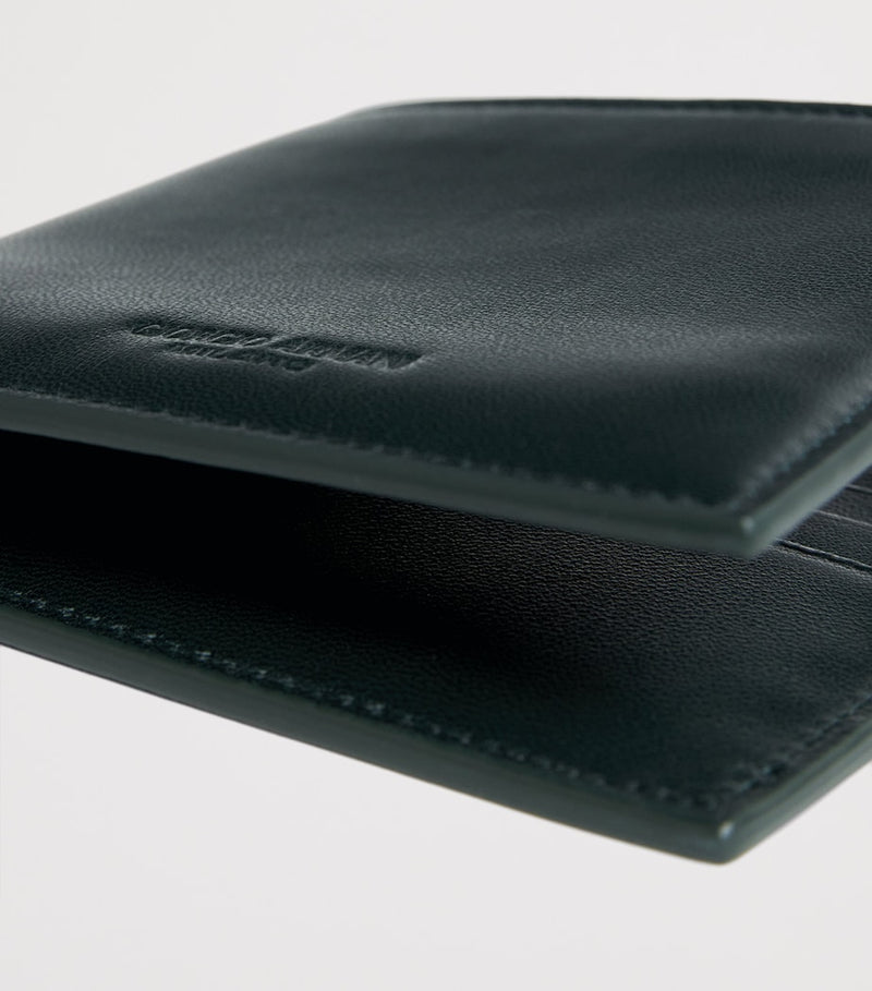 Giorgio Armani lamb leather bifold wallet, imported from the UK