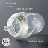 Tommee Tippee anti-colic bottles 260ml 6 pack, imported from the UK