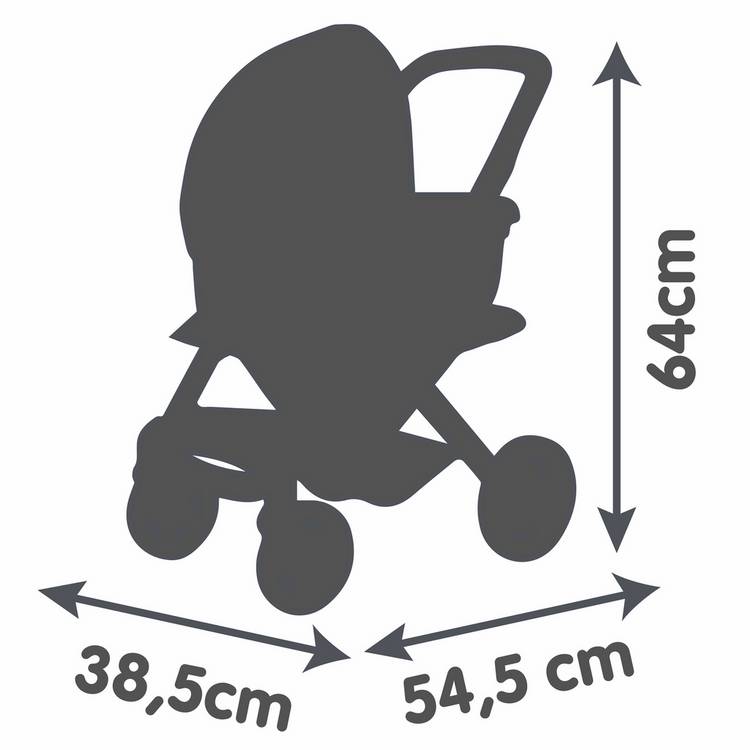 Smoby Quinny doll pram beige, UK version