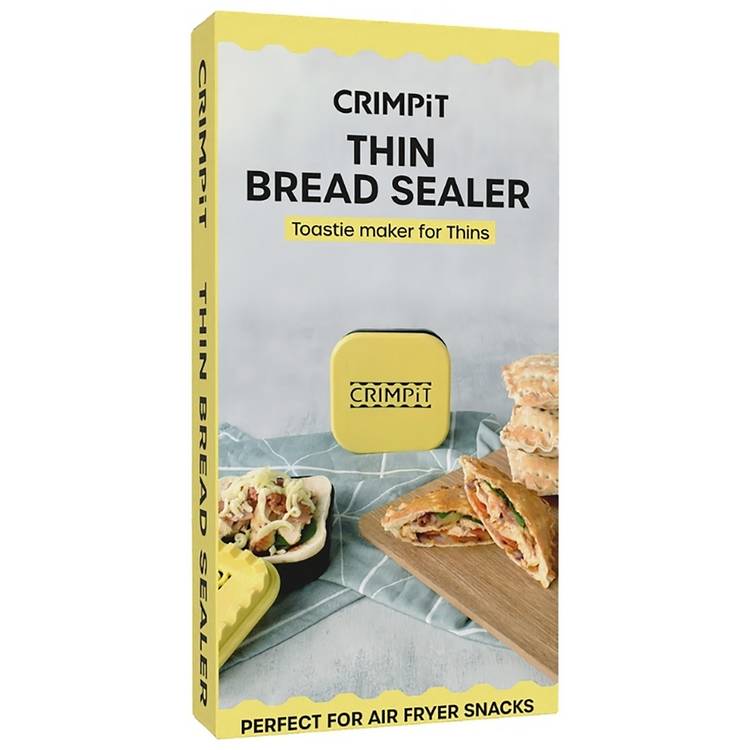CRIMPiT thin sealer sandwich gadget 10.2cm, imported from the UK