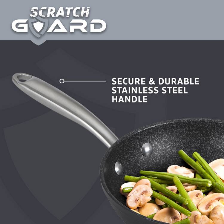 Prestige Scratch Guard pan set 5 piece, imported from the UK