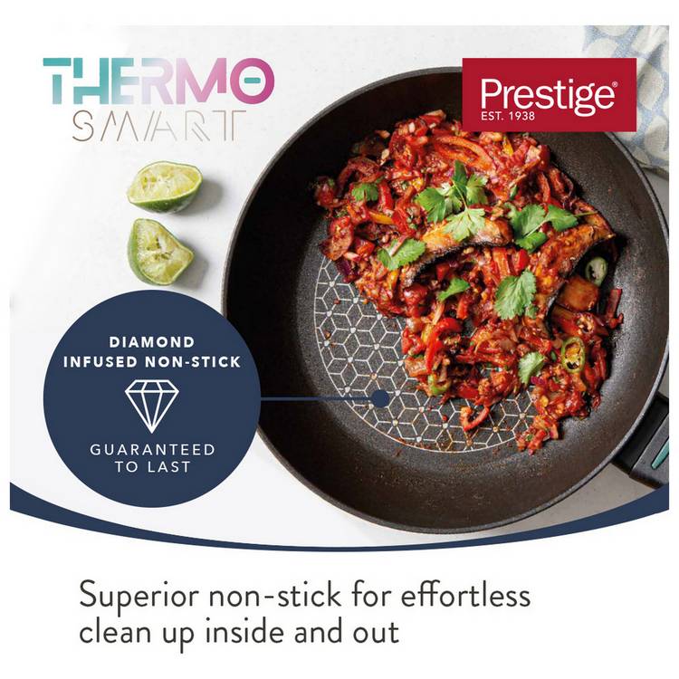 Prestige Thermo Smart 5 piece cookware set black (British brand)
