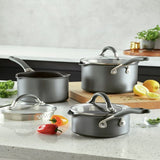 Circulon Scratch Defense 3 Piece Saucepan Set (British brand)