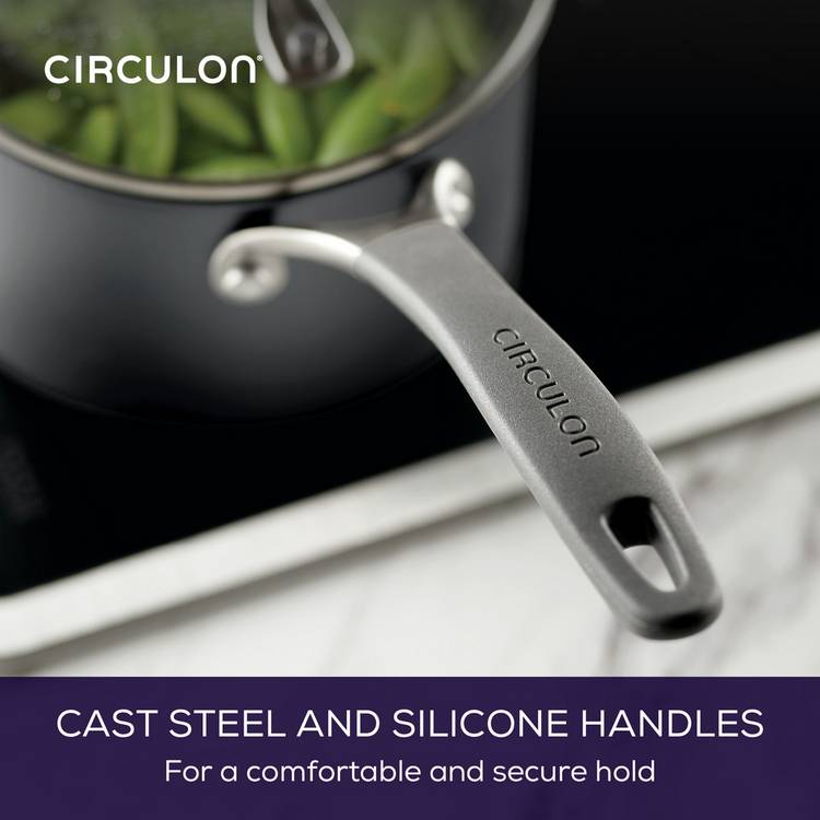 Circulon Scratch Defense 3 Piece Saucepan Set (British brand)