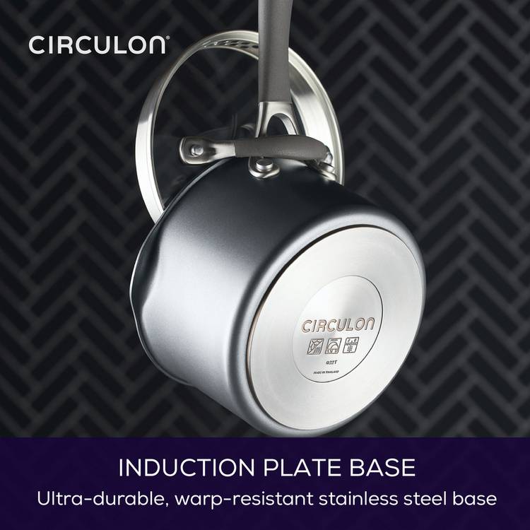 Circulon Scratch Defense 3 Piece Saucepan Set (British brand)