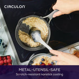Circulon Scratch Defense 3 Piece Saucepan Set (British brand)