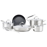 Circulon 5-piece stainless steel pan set (British brand)