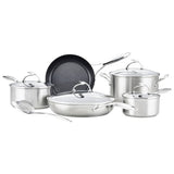 Circulon 5-piece stainless steel pan set (British brand)