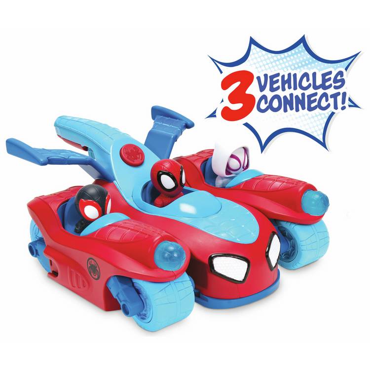 Marvel Spidey Team Split Racer 3-in-1 toy, imported from the UK