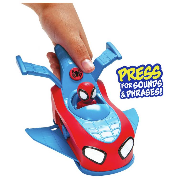 Marvel Spidey Team Split Racer 3-in-1 toy, imported from the UK