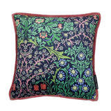 Habitat Morris & Co. Blackthorn cushion green 43x43cm, imported from the UK