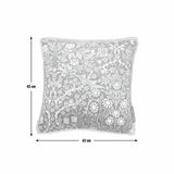 Habitat Morris & Co. Blackthorn cushion green 43x43cm, imported from the UK