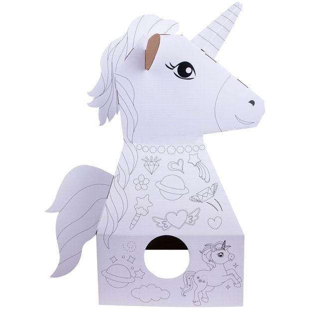 Chad Valley Colour And Play Unicorn Toy 76cm (British brand)