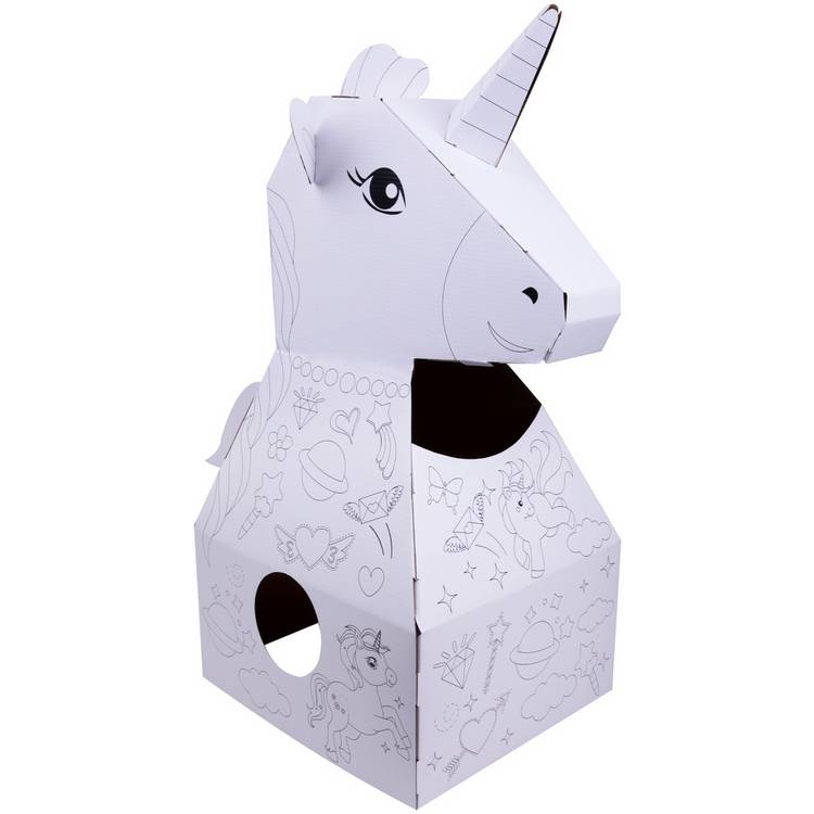 Chad Valley Colour And Play Unicorn Toy 76cm (British brand)