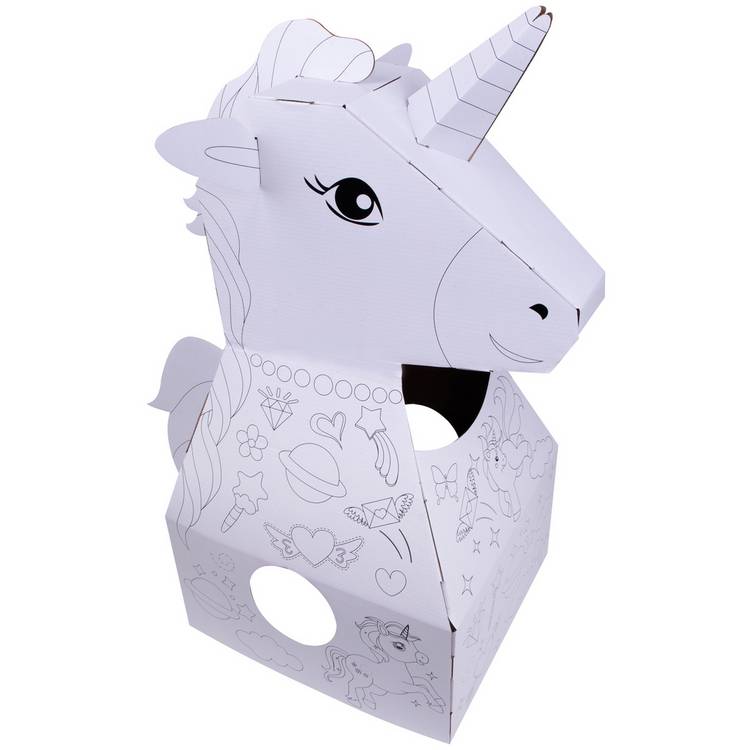 Chad Valley Colour And Play Unicorn Toy 76cm (British brand)
