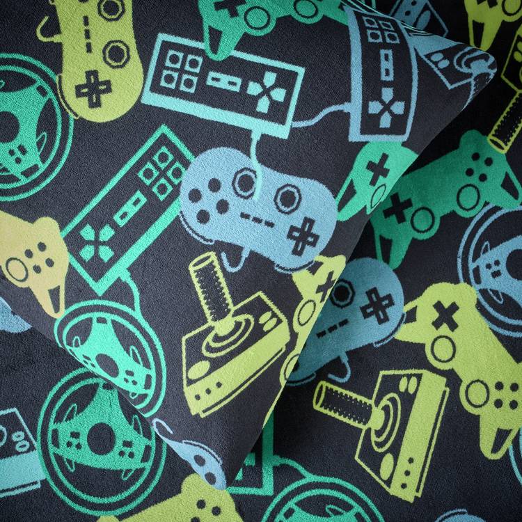 Argos Home Gamer fleece bedding set single, imported from the UK