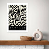 East End Prints Bauhaus Black art print A3 - British product