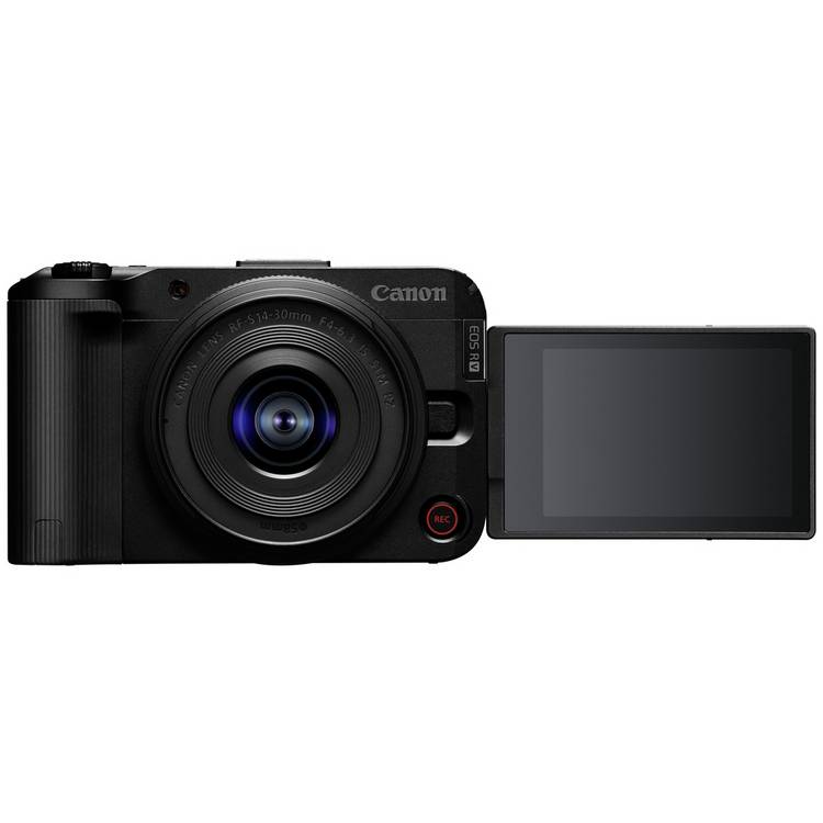 Canon EOS R50 V mirrorless camera with 14-30mm lens (British brand)