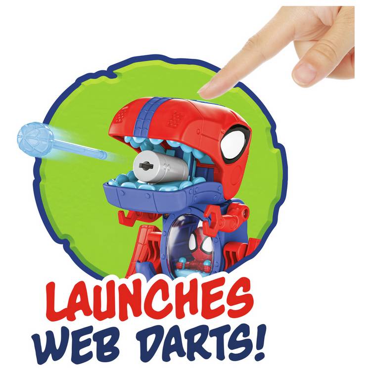Spidey-Rex Racer transforming dinosaur vehicle toy, UK version